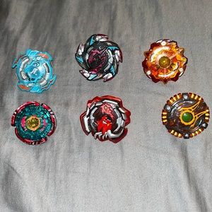 Beyblade, 6 total without launcher.